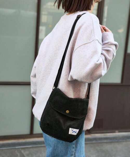 セール】【FOX】コーデュロイフラップミニショルダーBAG（ショルダー