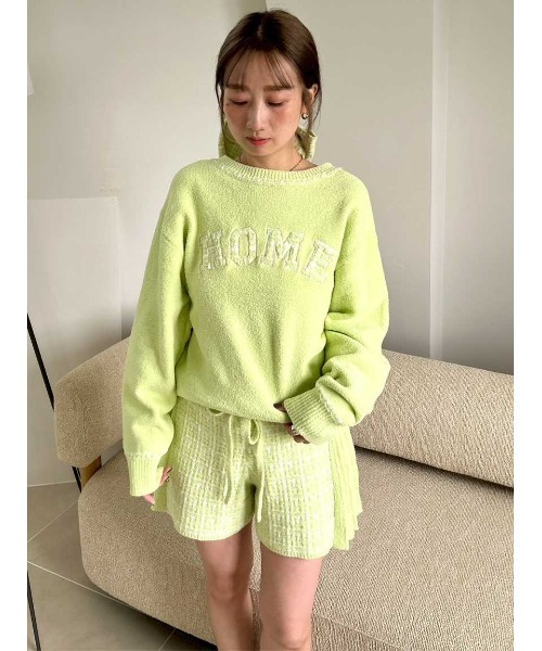 セール】ツイードロゴプルオーバー（ルームウェア/パジャマ）｜SNIDEL