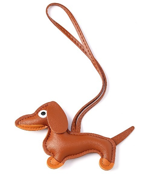 ダックスフンドモチーフチャーム 犬 いぬ ミニチュアダックスフンド