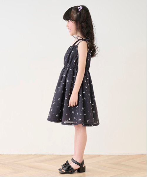 セール】ブラウス＆チェリー柄キャミワンピースセット（ワンピース