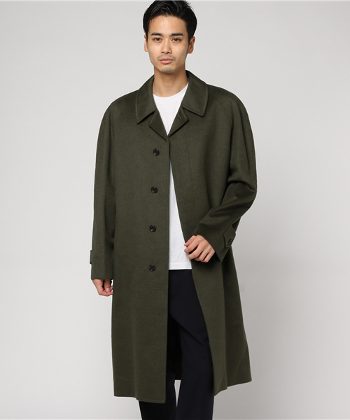 カシミヤロングステンカラーコート（ステンカラーコート）｜sankyo