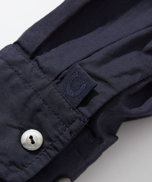 CAHLUMN/カウラム Magazine Pocket Broadcloth Open Collar Shirt