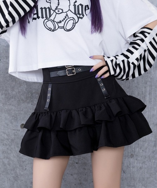 コルセット風フリルスカート（スカート）｜Amilige（アミリージュ）の