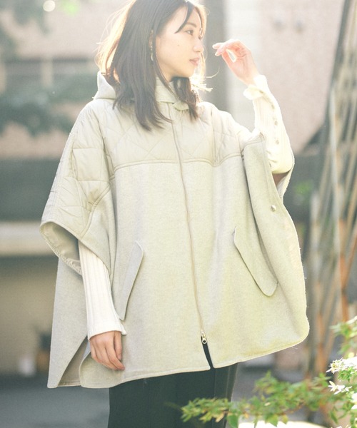 HERENCIA（ヘレンチア）の「キルティング ドッキング フード付き