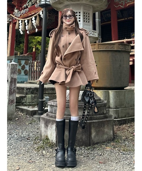 ドロップショルダージャケットコート（その他アウター）｜Darich