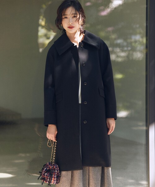 ウールモッサステンカラー コート（ステンカラーコート）｜組曲