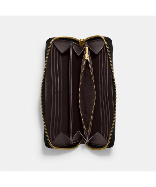 COACH（コーチ）の「アコーディオン ジップ ウォレット・ホース アンド
