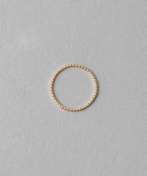 レイヤード] K10YG ベネチアンチェーン リング（リング）｜ete（エテ