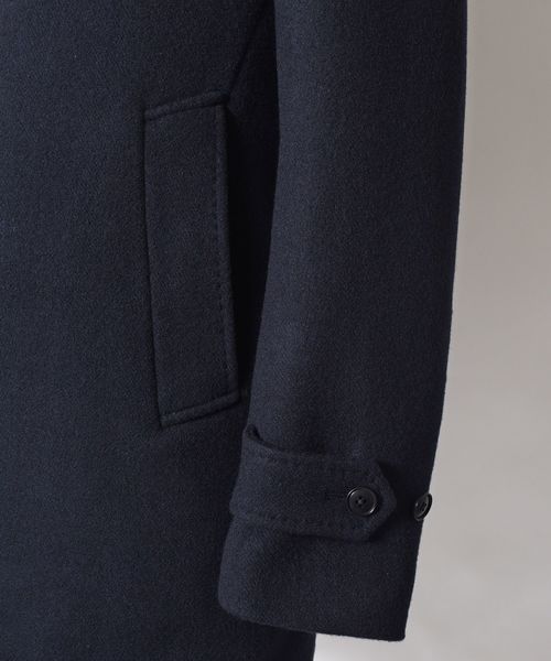 SHIPS（シップス）の「SD: ウール カーコート(ネイビー)（ステンカラー