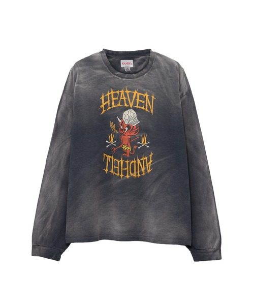 KAMIYA（カミヤ）の「'RED DEVIL' Printed Breach L/S T-shirt（T