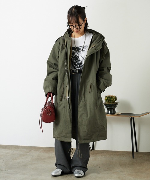 セール】HOUSTON / ヒューストン M-51 PARKA ミリタリータグ モッズ