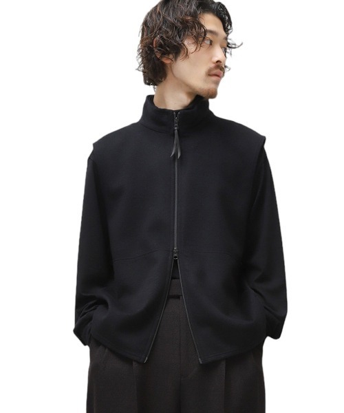 marka（マーカ）の「marka / マーカ：ZIP UP VEST - wool silk beaver