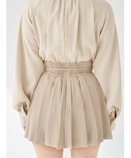 ドッキングコルセットプリーツミニワンピース（ワンピース）｜Darich