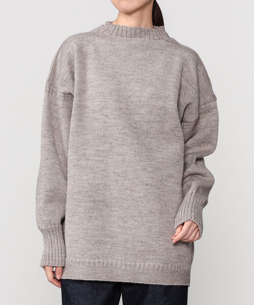 Le Tricoteur | 〈別注〉トラディショナル ウールガンジーセーター