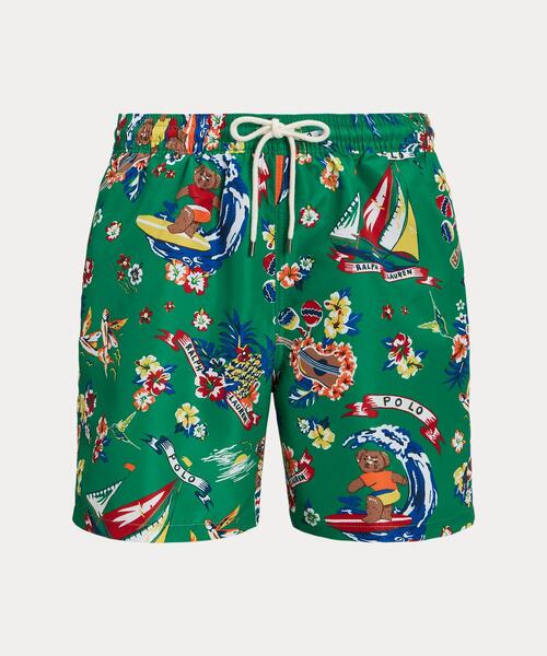 5.75インチ トラベラー Polo ベア スイム パンツ（水着）｜POLO RALPH