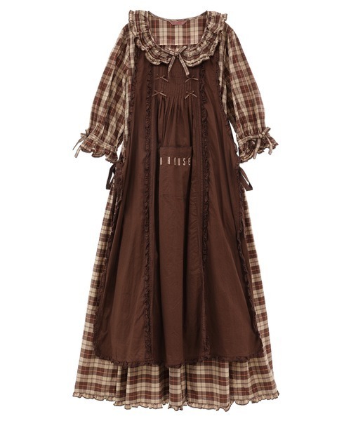 PINK HOUSE（ピンクハウス）の「エプロン付きオリジナルチェック