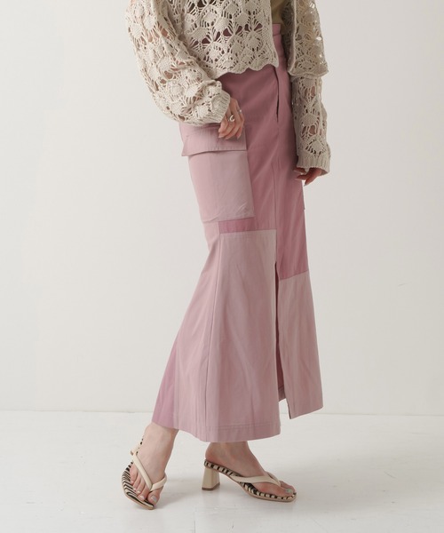 Lull（ルル）の「【Lull / ルル】マーメイドリメイクカーゴスカート