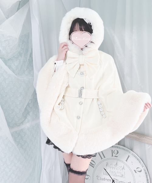 MA*RS（アメーバーマーズ）の「ベルト付きケープコート（ポンチョ