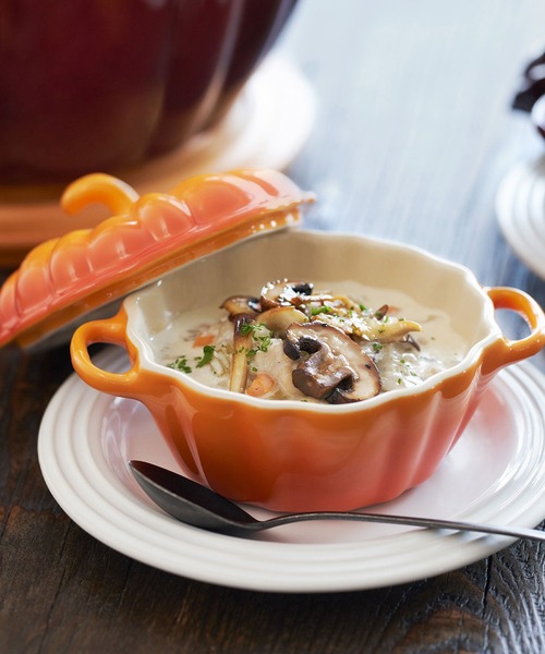 Le Creuset（ルクルーゼ）の「ミニ・ココット・パンプキン 350ml（食器