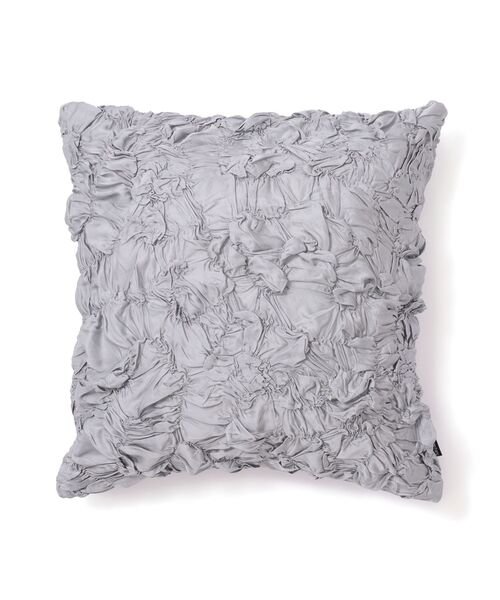 シャイニースモッキング クッションカバー 450×450 グレー（B-070