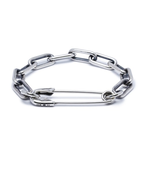 安全ピン ダイヤモンド チェーン ブレスレット L メンズ レディース