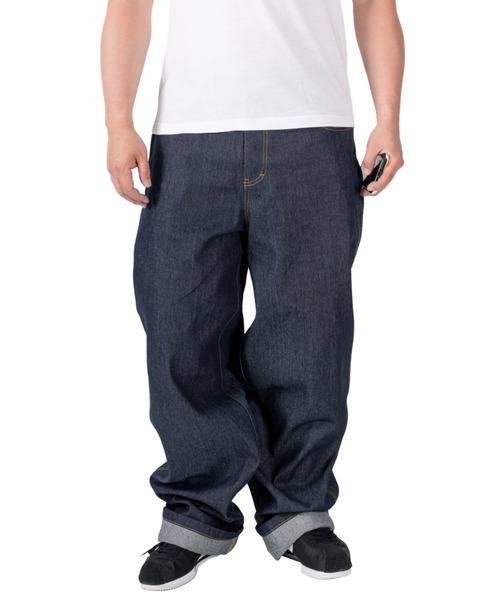 セール】BRONZE AGE / 極太バギーデニムパンツ（デニムパンツ