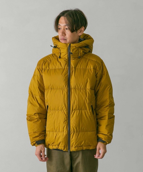 NANGA ダウン寝袋 イエロー/ブラック 80%ダウン NANGA ダウン寝袋