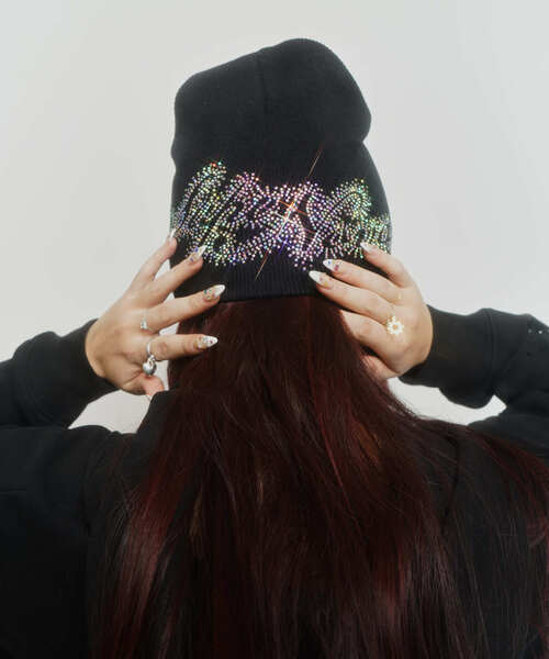 Super Nova by Skin別注 Rhinestone Beanie（ニットキャップ/ビーニー