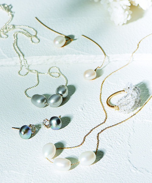 agete（アガット）の「K10淡水パールピアス（ピアス（両耳用））」 - WEAR