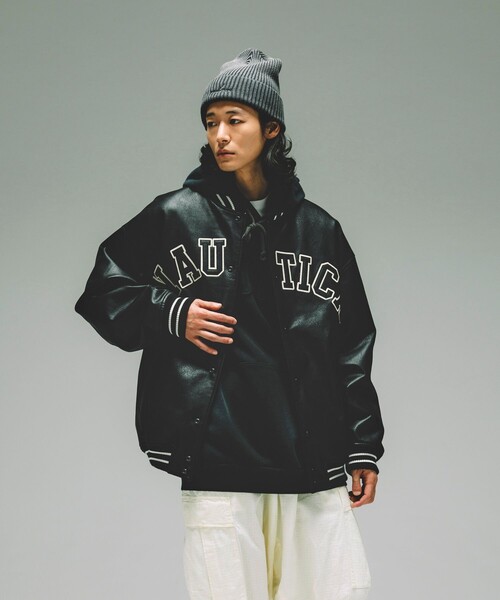 NAUTICA（ノーティカ）の「NAUTICA/ノーティカ Arch Logo Leather