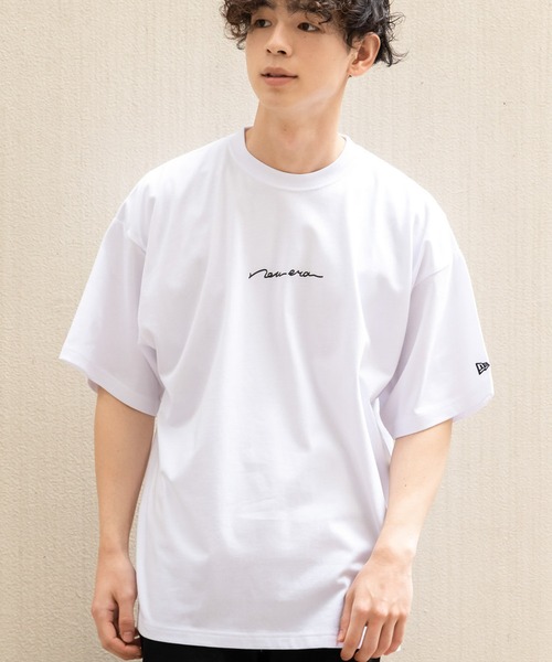 ニューエラ 半袖Tシャツ オーバーサイズ 手書き ONSPOTZ別注（Tシャツ
