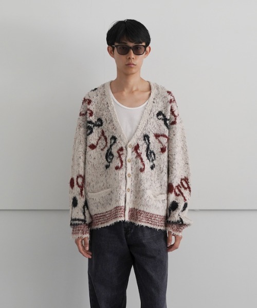 FAF（フェイク アス フラワーズ）の「FAKE AS FLOWERS Notes Cardigan