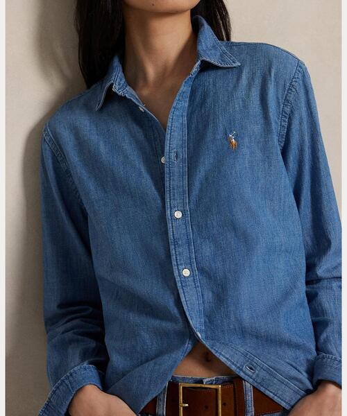 クラシック フィット デニム シャツ（シャツ/ブラウス）｜POLO RALPH