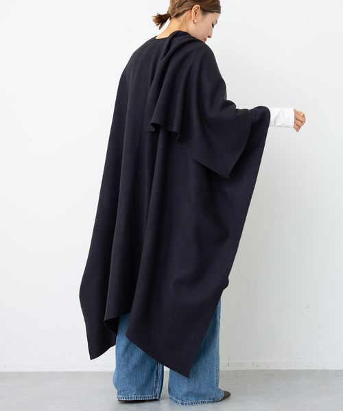 セール】【CORTANA/コルタナ】ポンチョ コート NVY（ポンチョ
