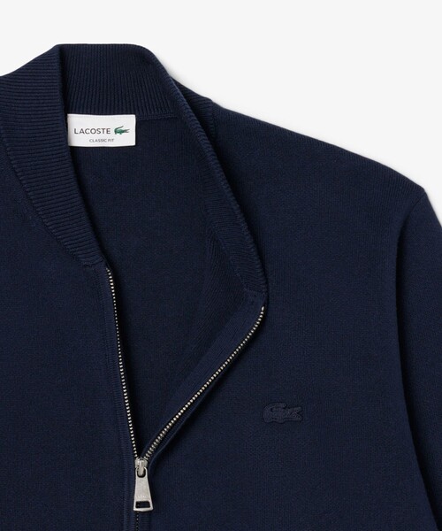 セール】ウールブレンドニット ジャケット ドライバーズニット