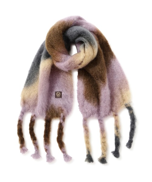 MANTAS EZCARAY/マンタス エスカライ /TIE-DYE モヘアマフラー/53234-1