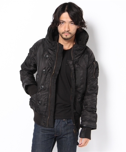 goa（ゴア）の「コンビネーションクロゼットフードブルゾン（ナイロン