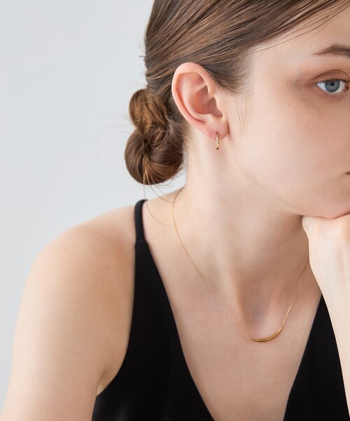 ONLINE Limited] クレセントムーン ピアス（ピアス（両耳用））｜ete