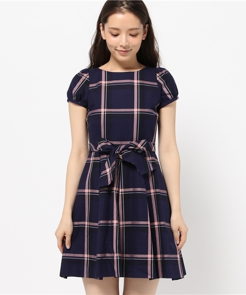 Y2K♡ バーバリーブルーレーベル ミニ ワンピース ホースロゴ チェック