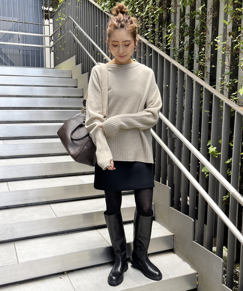Spick & Span（スピックアンドスパン）の「ウールメルトンミニスカート