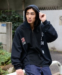 ALL RUNS（オールランズ）の「△Remake patch zip hoodie/リメイク