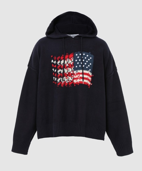 DAIRIKU（ダイリク）の「America Knit Hoodie（ニット/セーター）」 - WEAR