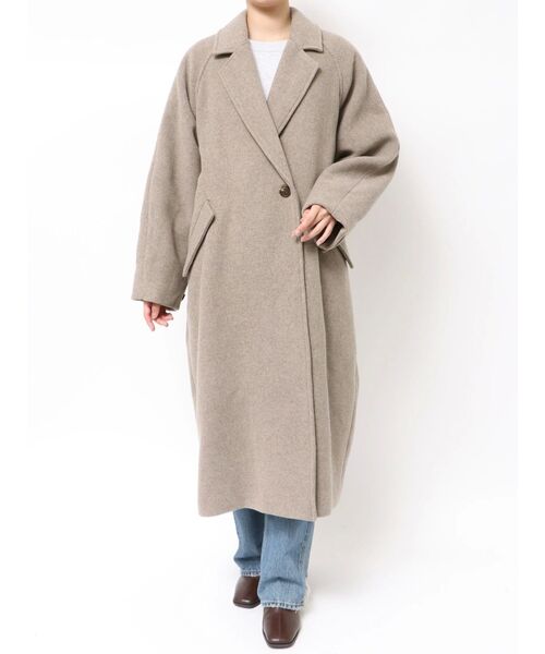 セール】ルーズシルエットチェスターコート（チェスターコート