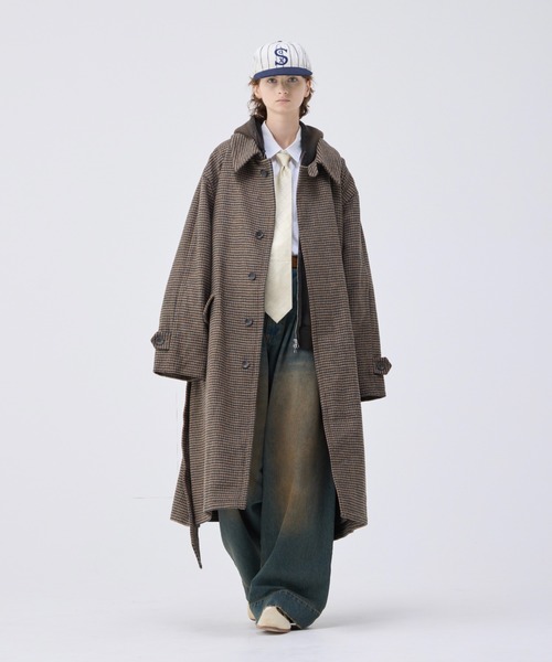 soerte（ソエルテ）の「Heavy Melton check shaggy over coat