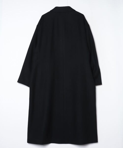 WOOL FLANNEL SOUTIEN COLLAR COAT（ステンカラーコート）｜LAD