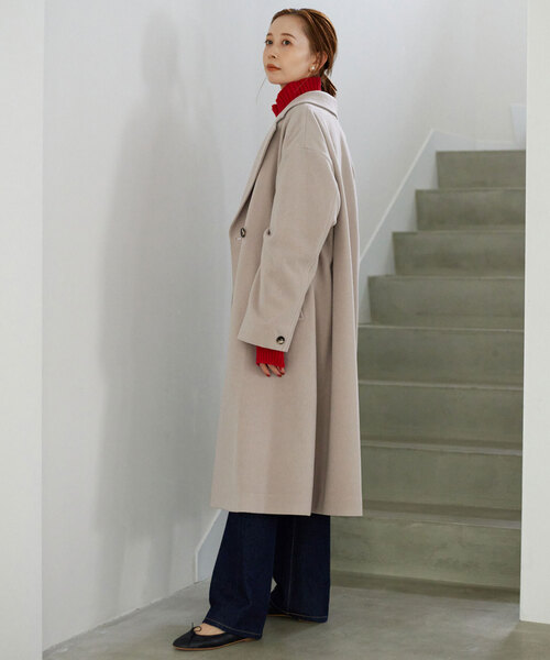 SLOBE IENA（スローブイエナ）の「ダブルブレストカラーコート（その他