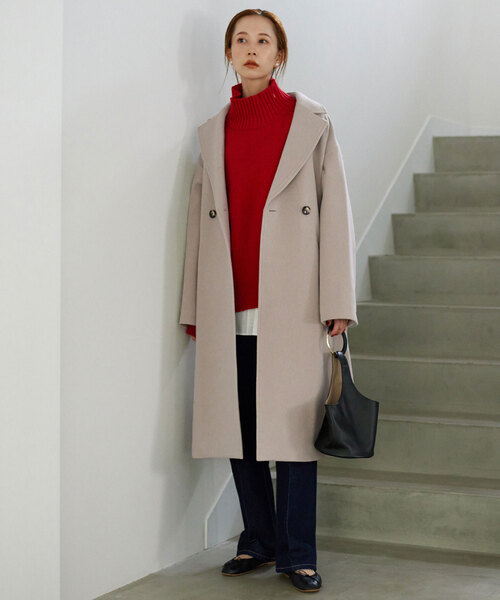 SLOBE IENA（スローブイエナ）の「ダブルブレストカラーコート（その他