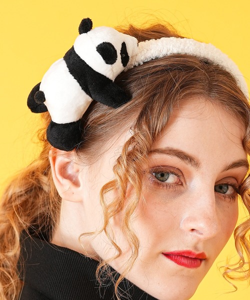 セール】an meets zakka しがみつきパンダカチューシャ / アニマル