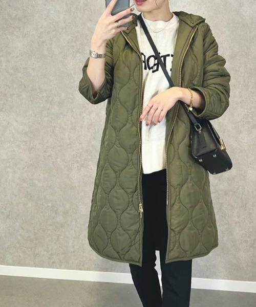 美シルエット3wayキルティングフードコート Emma Taylor│STYLEDOOR