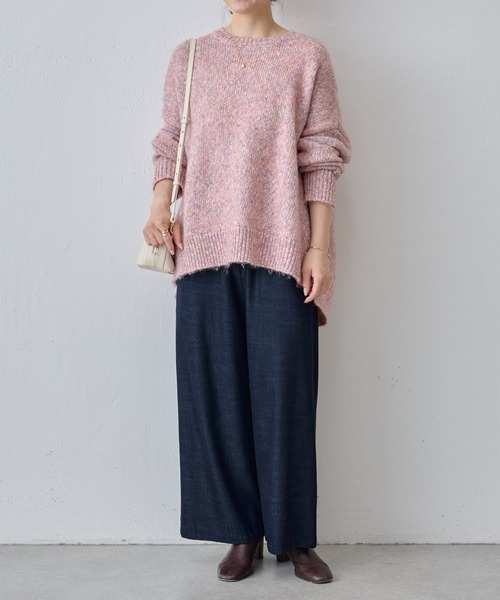 BEARDSLEY（ビアズリー）の「ウエストリブテンセルデニムパンツ